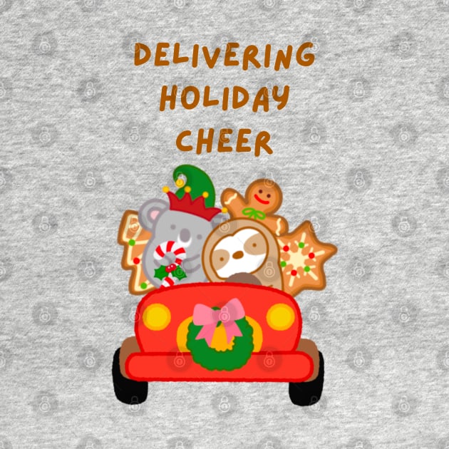 Delivering Holiday Cheer Christmas Car by theslothinme